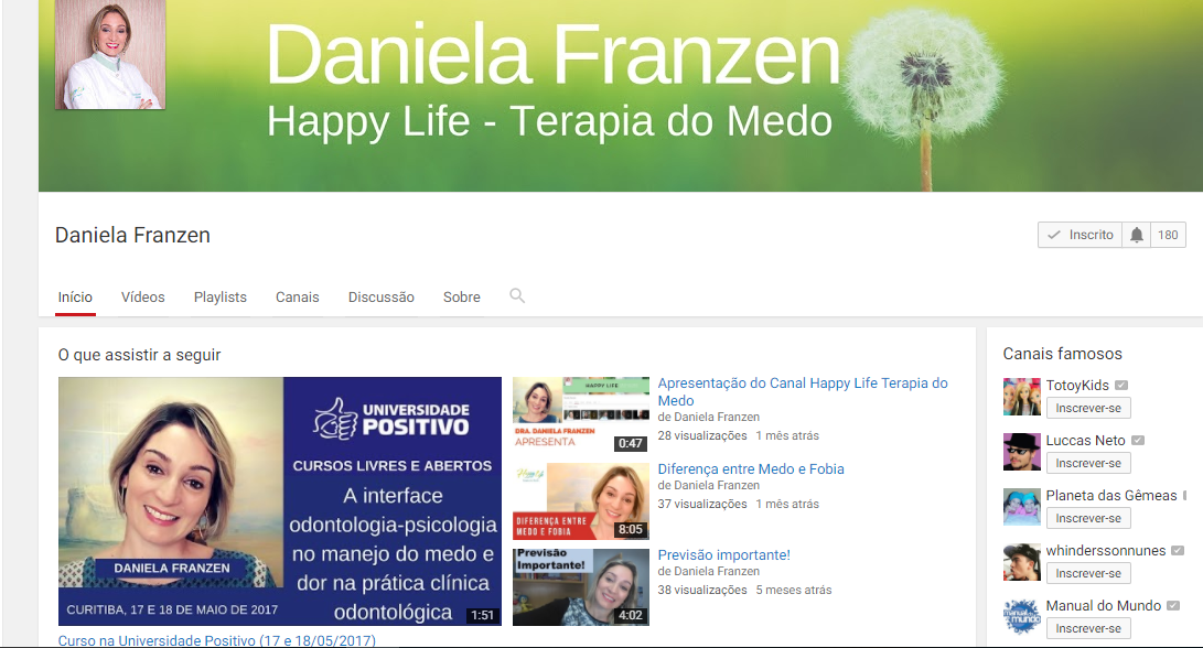 capa canal youtube daniela franzen